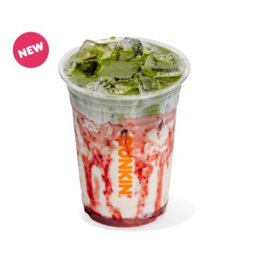 Eton Mess Iced Matcha