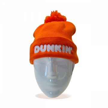 Orange Bobble Hat